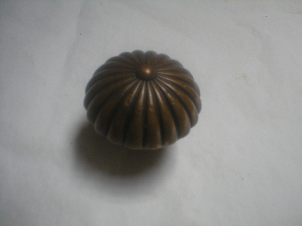 Antique Victorian Solid Brass Decorative Doorknob