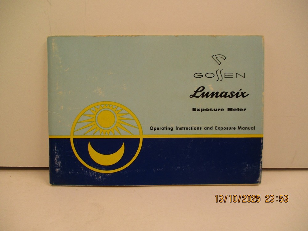 GOSSEN LUNASIX EXPOSURE METER