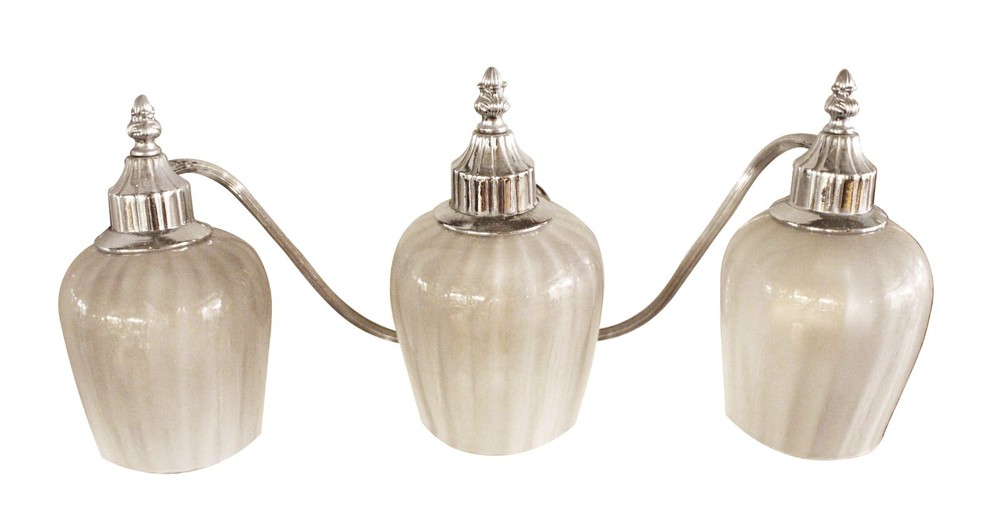 Waldorf Astoria 3 Chrome Light Wall Sconce