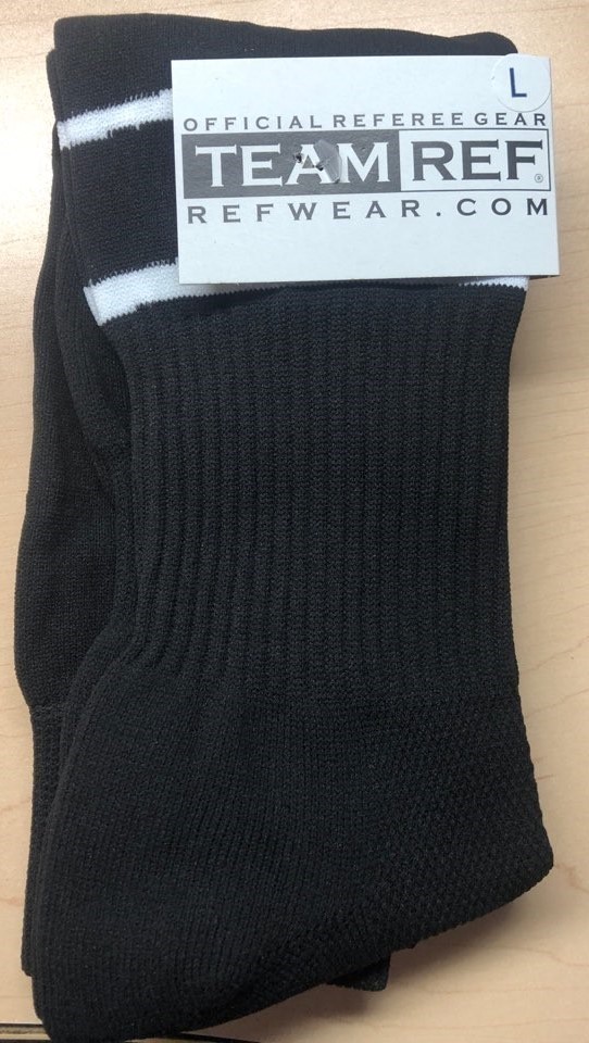 Soccer Referee 2-stripe socks. BEST quality.