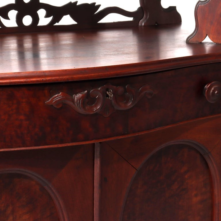 Victorian Walnut & Burl Etagere Server C1880