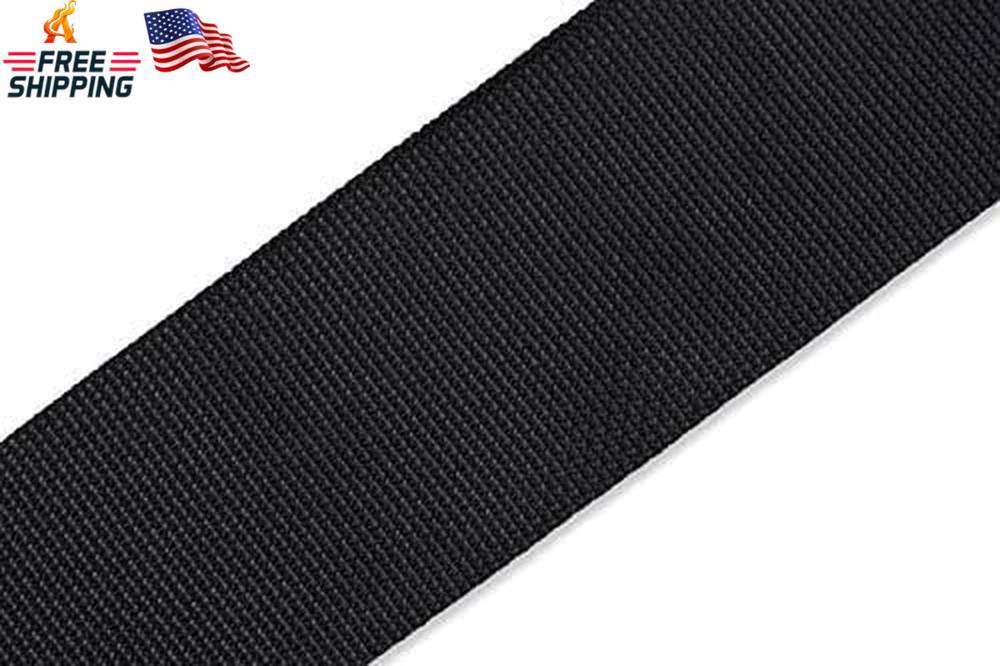 Levy'S Leathers 3" Polypropylene Guitar Strap,Black