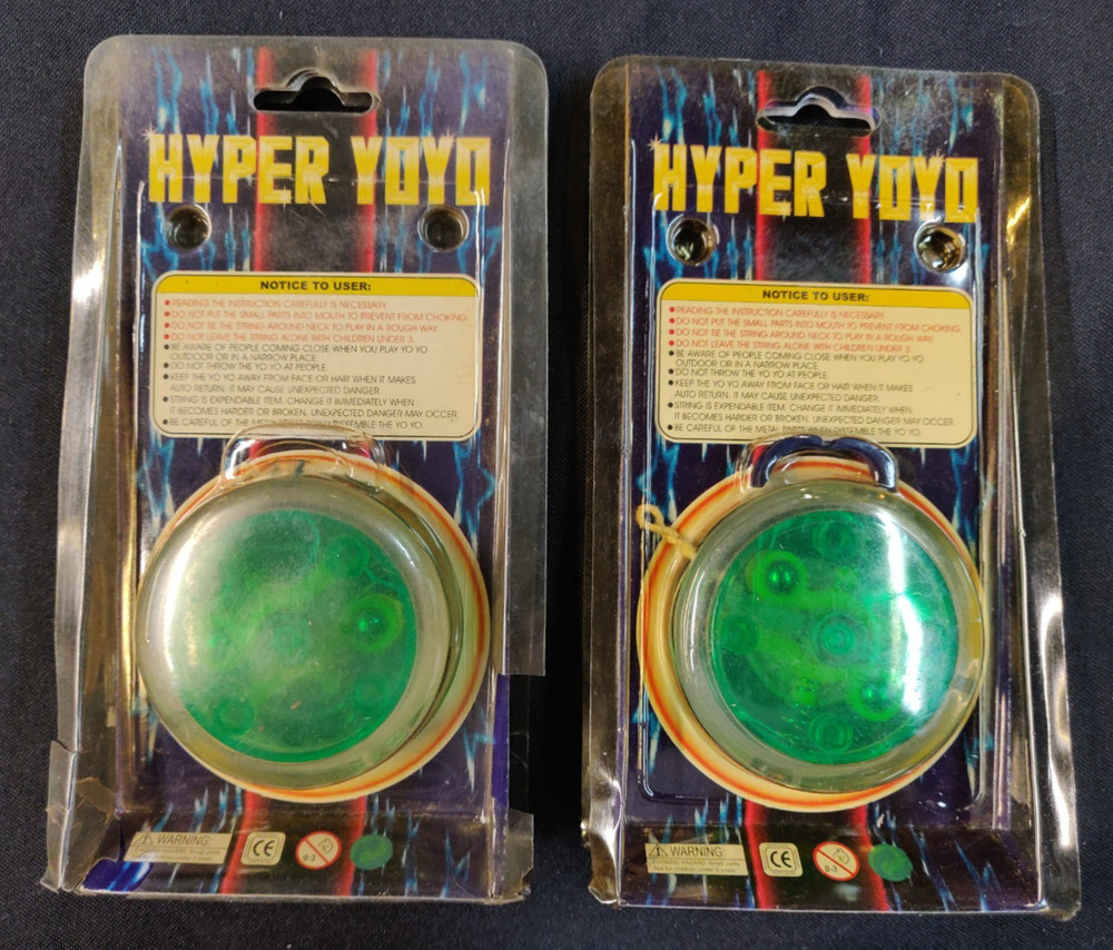 1999 Hyper Yoyo Pro Spinner Auto Return System Professional 2 pc