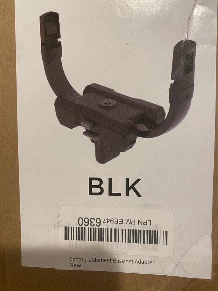 CONTOURS Carrycot/Tote ADAPTER FOR ELEMENTS STROLLER NEW BLACK