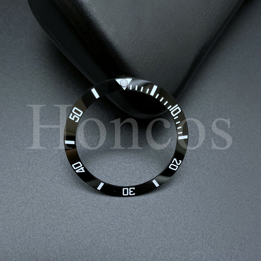 38mm Black Ceramic Bezel Insert Ring Fits For Rolex Sub 40mm Case Watch