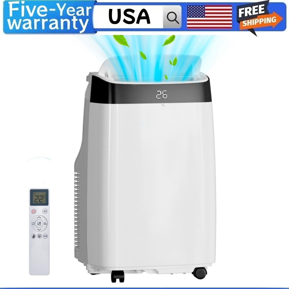 🔥🚜10000 BTUS Portable Air Conditioners Cooling Up to 450 sq ft 64℉-90 ℉ 115V/6