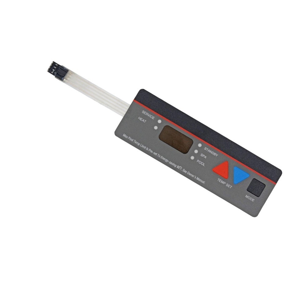 FDXLBKP193 Pool Heater Control Panel Keypad Membrane Switch for Hayward D13030