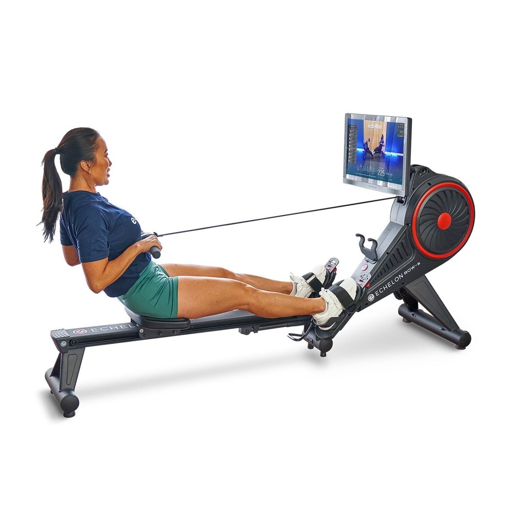 Echelon Row-S Indoor Rowing Machine with Rotating HD Touchscreen