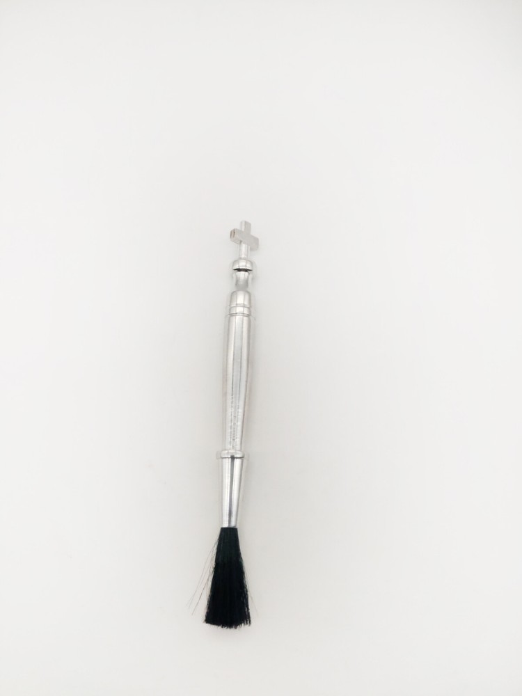 Orthodox Anointing Brush Striuchtsa 3.54" Ebonite
