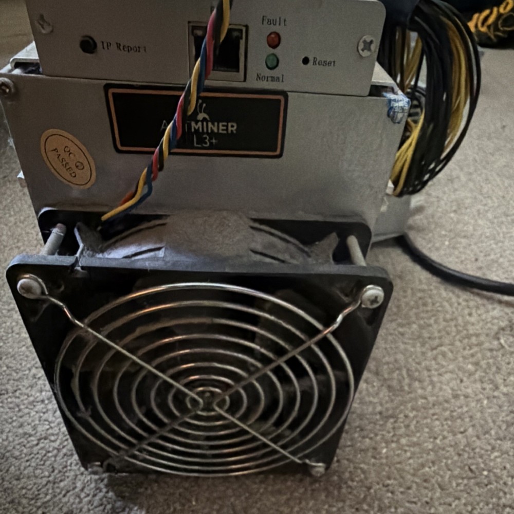 Bitmain Antminer L3+ ASIC Scrypt Hash Algorithm Litecoin Virtual Currency Miner