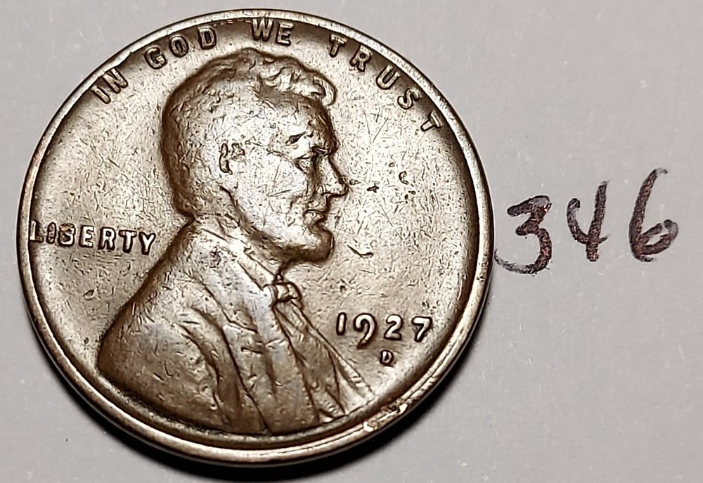 1927-D Lincoln Wheat Cent #346
