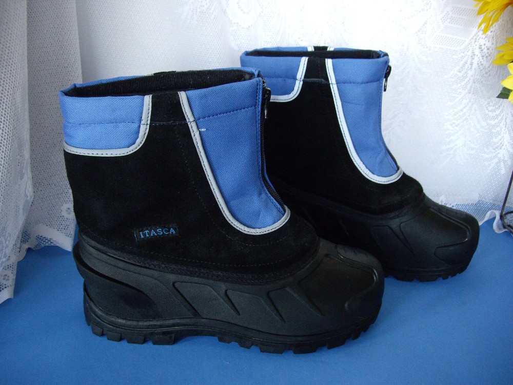 ITASCA BOYS SNOW BOOTS / LEATHER UPPER / SIZE 6 M / SUPER NICE CONDITION!