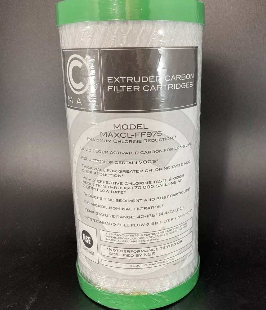 10" x 4.5" 5 Micron C Max MAXCL-FF975 Pleated Sediment Water Filter