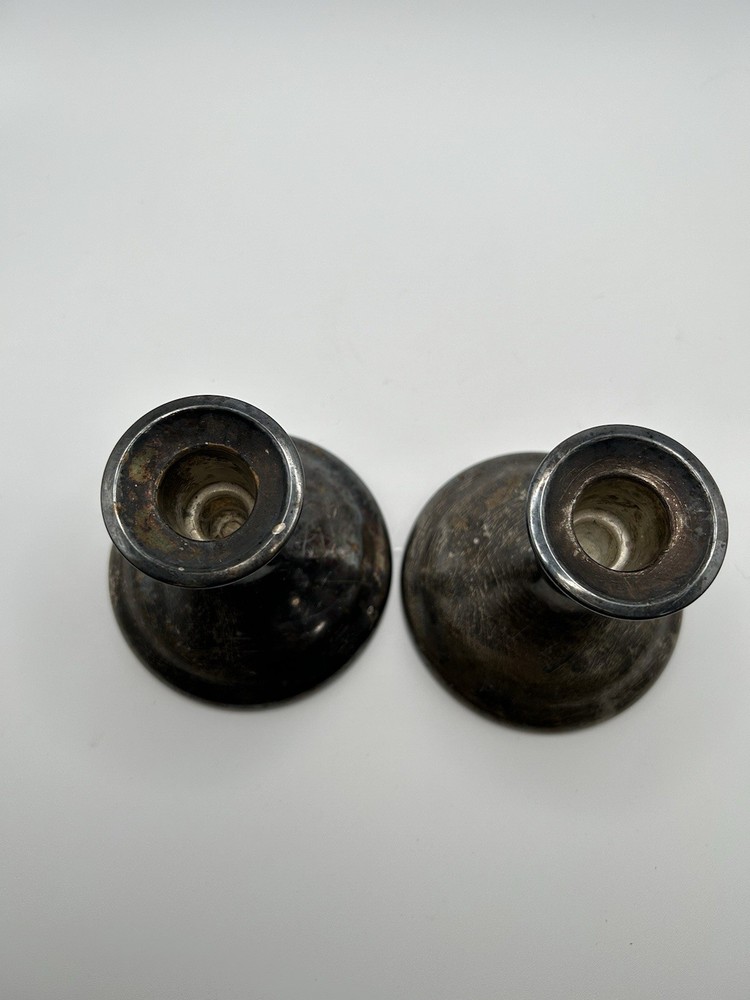 International Silver Compay Candle Sticks, Nice Condition! D7