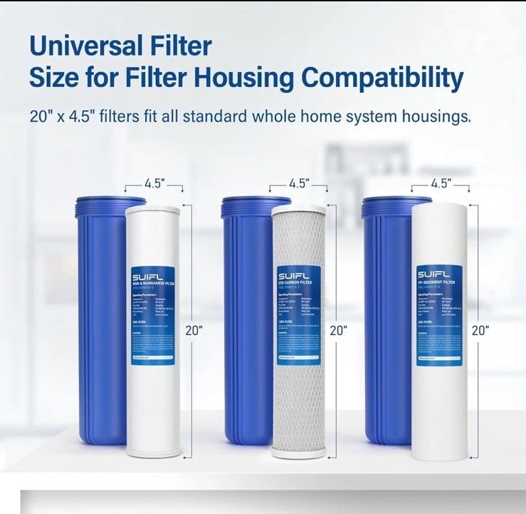 Express Water System Filter Change Replacement WH300SICS 4.5 X 20