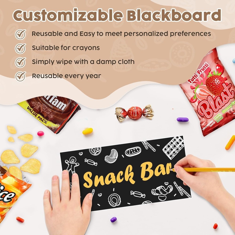 Creative Blackboard Snack Stand