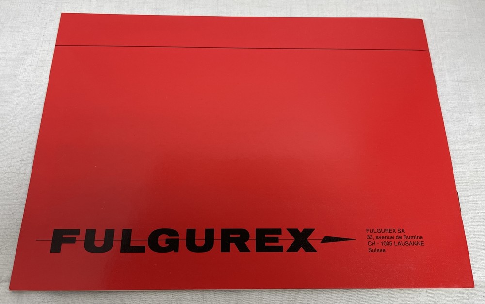 Vintage Fulgurex Brochure - Model Trains 1970