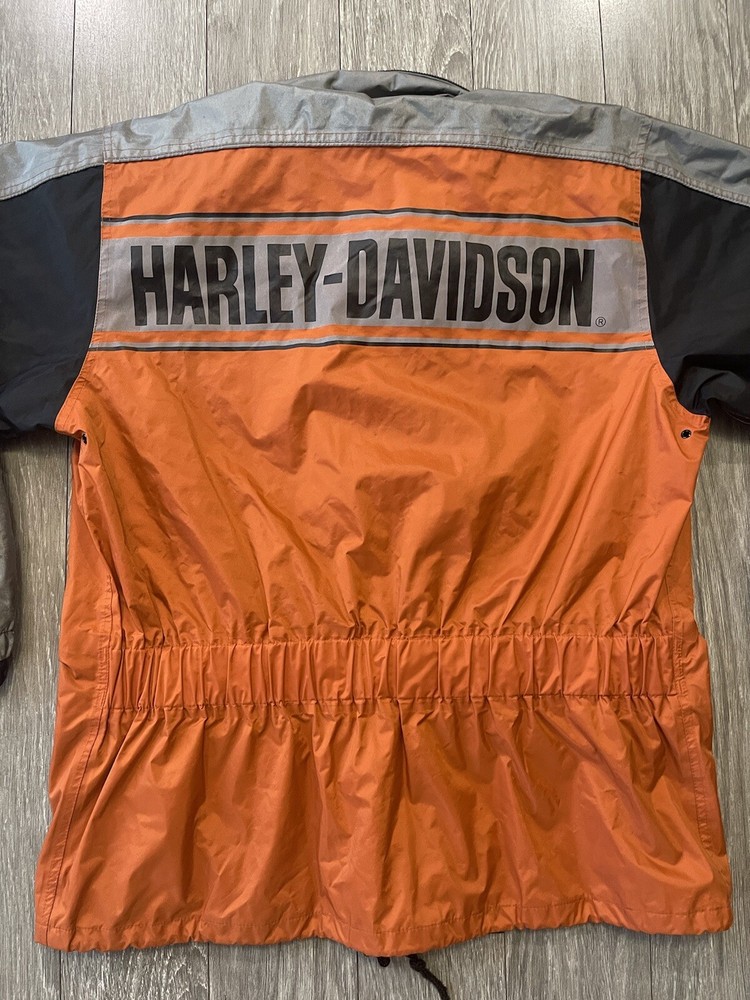 Womens/Men Reflective Harley Davidson Rain Jacket Size Small