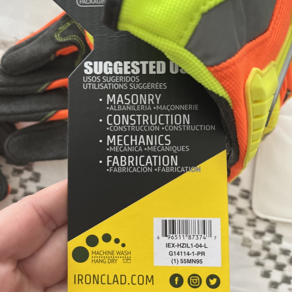 Command Impact Touch Screen Work Gloves