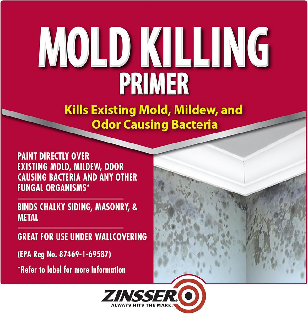 Qt 276087 White , Mold Killing Primer Water-Based Mold Killing Primer