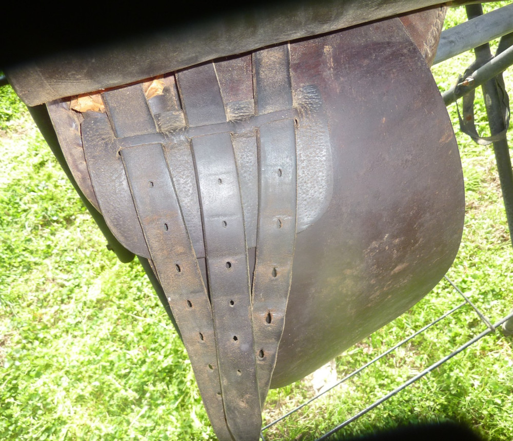 Vintage 21" Barnsby Cutback Saddleseat Saddle