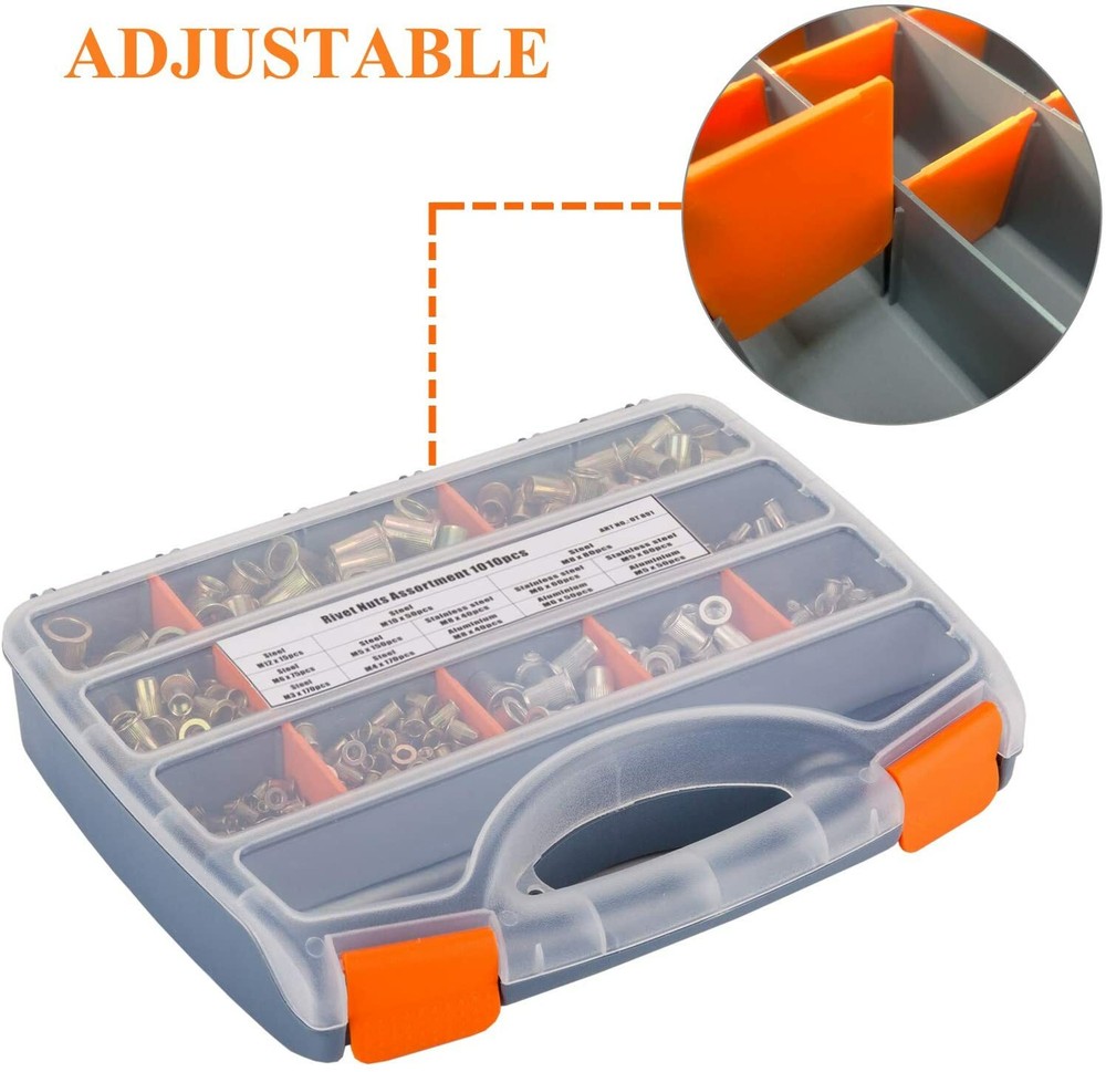 Rivet Gun Kit Rivnut Thread Setting Tool Nut Setter NutSert Metric SAE Riveting