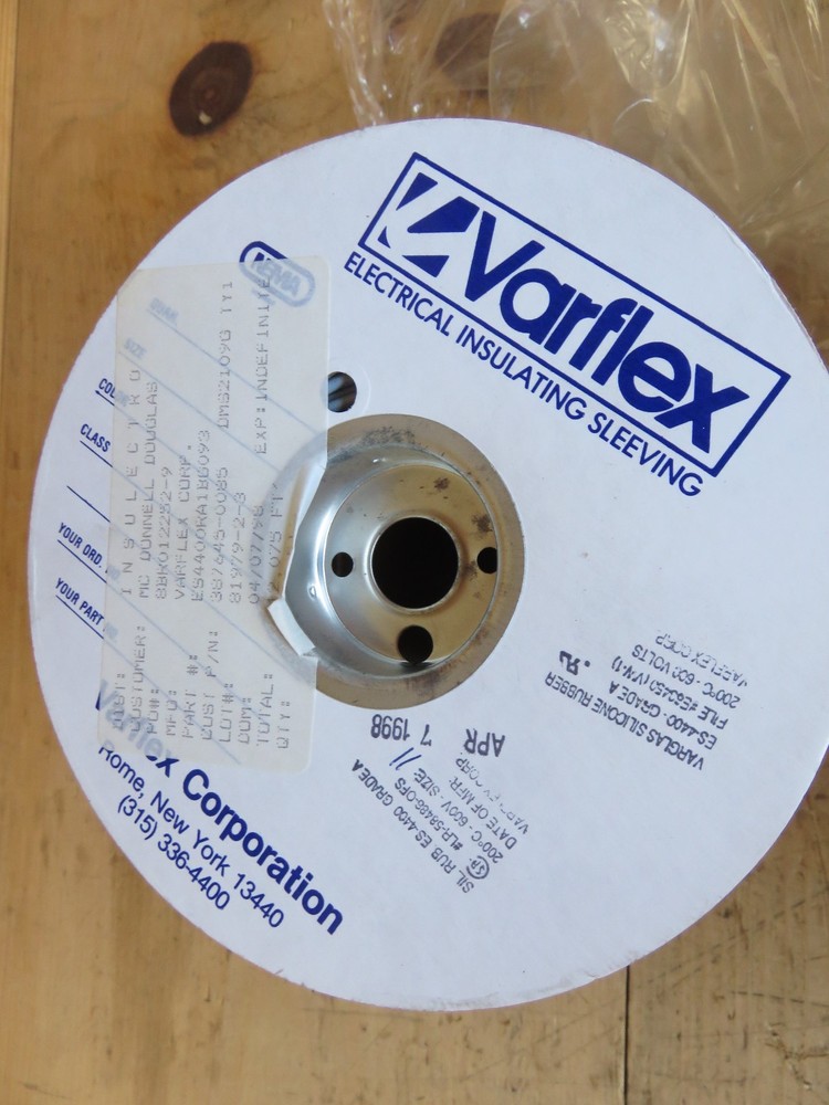 3/32" Varflex Electrical Insulating Sleeving 500' Roll (#621-A-1)