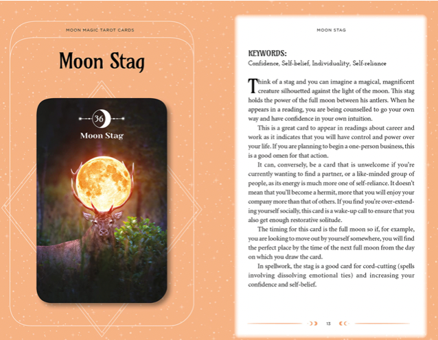 Moon Magic Book & Tarot Oracle Card Deck: 50-Card Deck and a Guide Book