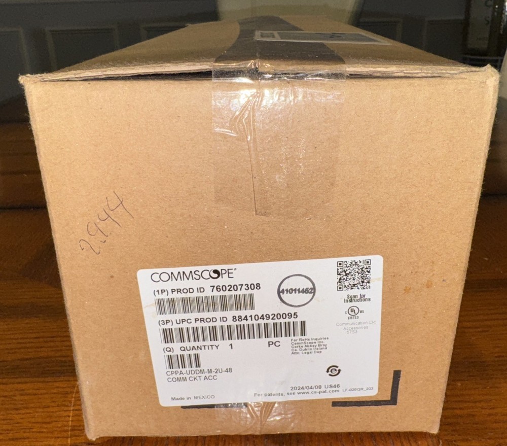 Commscope 760207308 CPPA-UDDM-M-2U-48 Angled Discrete Distribution Module Patch