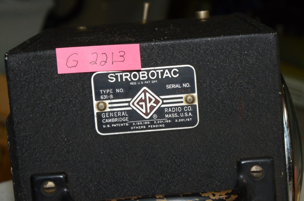 General Radio 631-B Strobotac RPM Lite Source