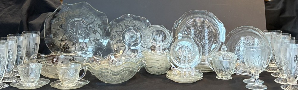 Iris And Herringbone Clear Crystal EXTRAVAGANZA “PICK YOUR PIECES”