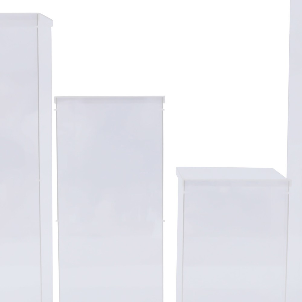 Acrylic Display Box Rectangular Floral Display Box Freestanding New 5 Pieces