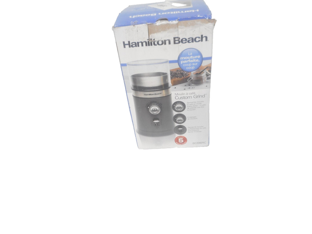 Hamilton Beach Electric Coffee Grinder Grey (80396C) 10 oz