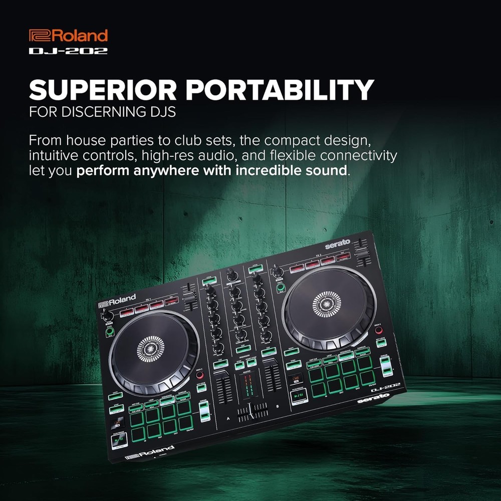 High-Quality DJ Controller with Built-In Drum Kits | Serato DJ Compatible