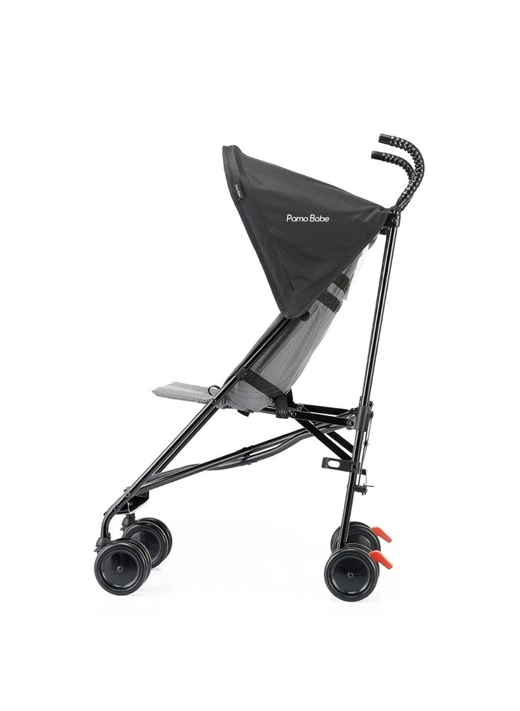 Pamo Babe Compact Fold Lightweight Umbrella Stroller (Black)