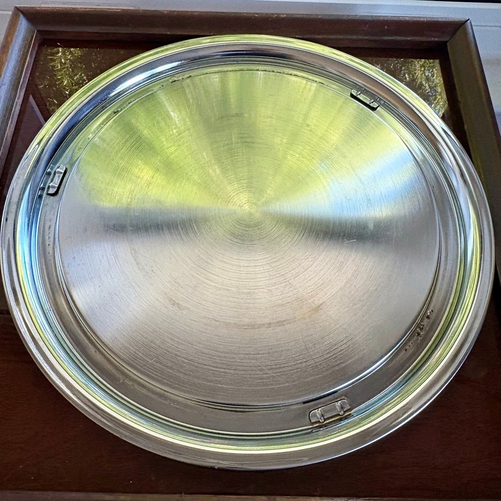 Vintage Everedy Co. Chrome Serving Dome with Locking Tray, MCM Covered Platter