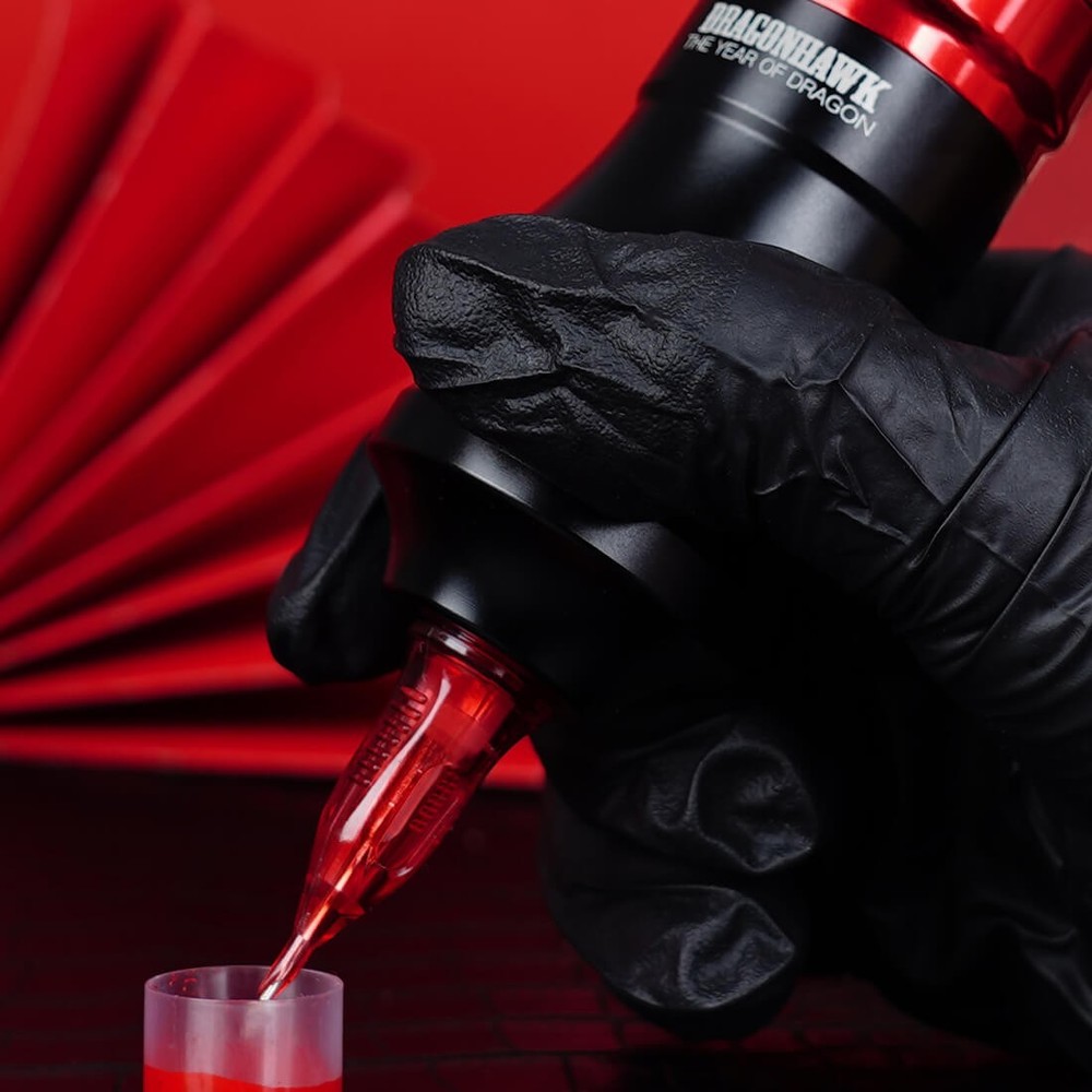 Year of Dragonhawk Fold Pro Machine Pen with Two Batteries