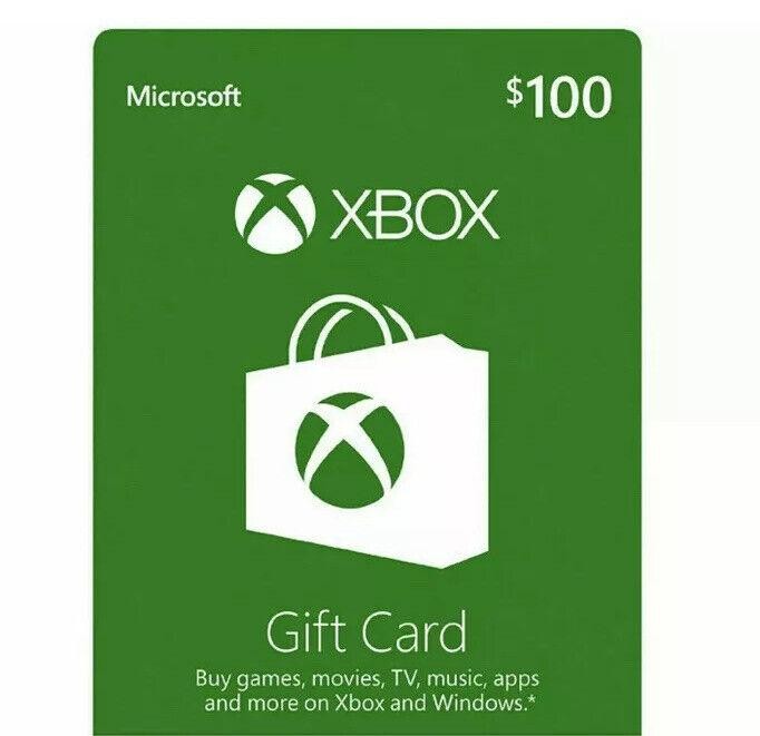 Xbox Live Us Gift Card Usd $100