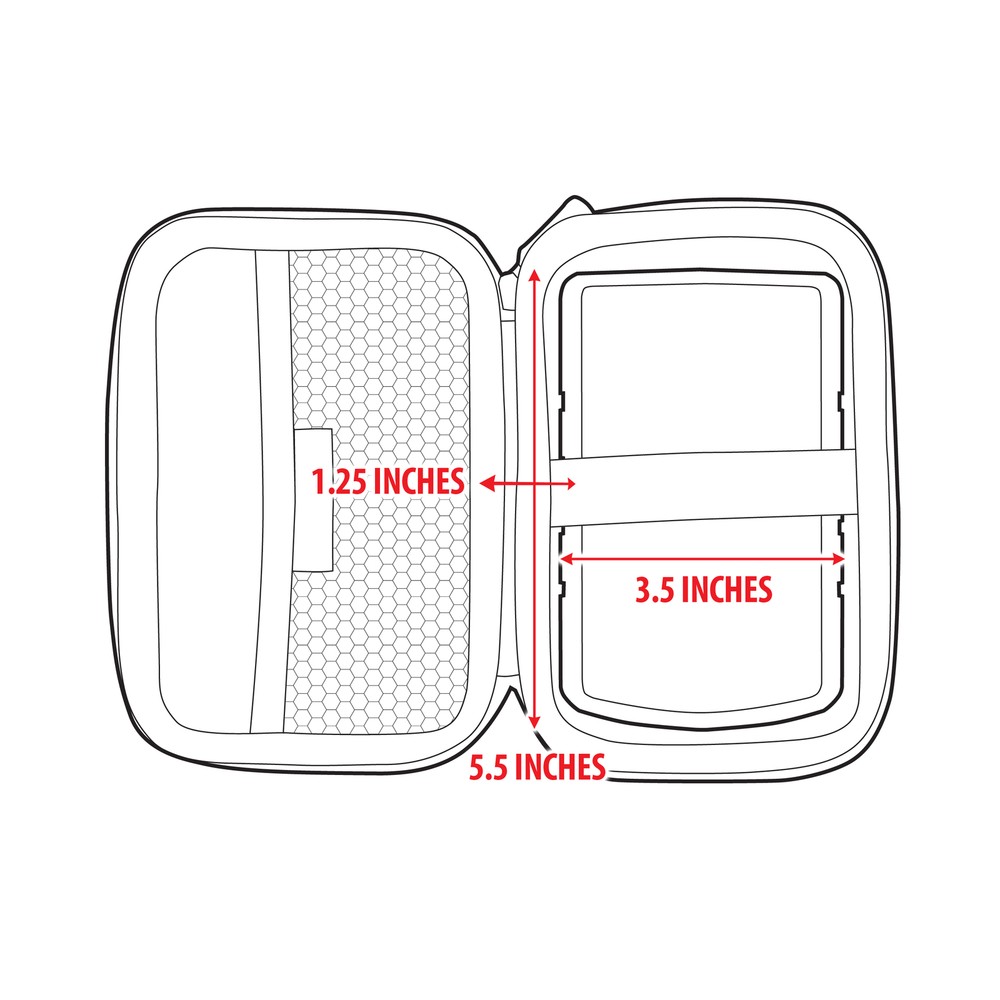 Portable EVA External Hard Drive Enclosure Case