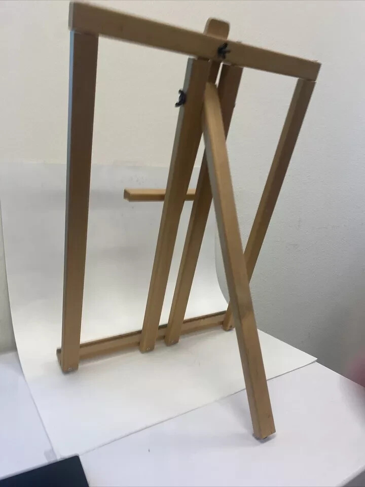 Studio Easel, 31" High Tabletop Wooden H-Frame Artist Adjustable