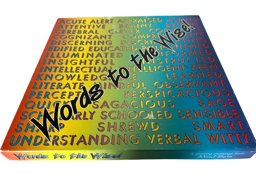 Words to the Wise Alphabet Thinking Learning Game Homeschool Classroom Mind Sets
