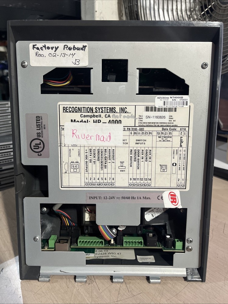 IR INGERSOLL RAND TIME CLOCK 4000