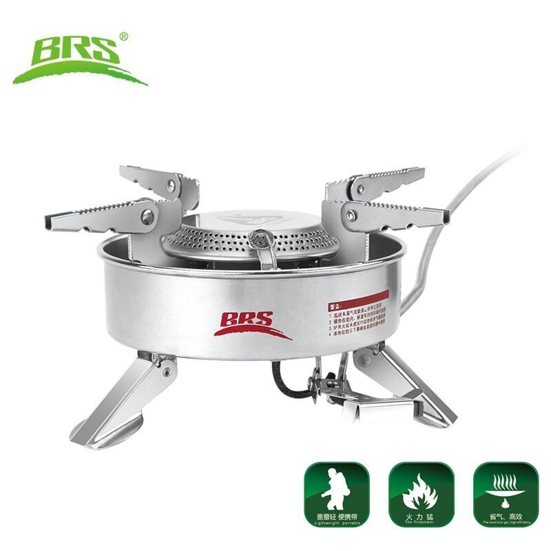 BRS-10 Camping Gas Stove with Ceramic Lgnition Backpack Cooking Burner Foldable