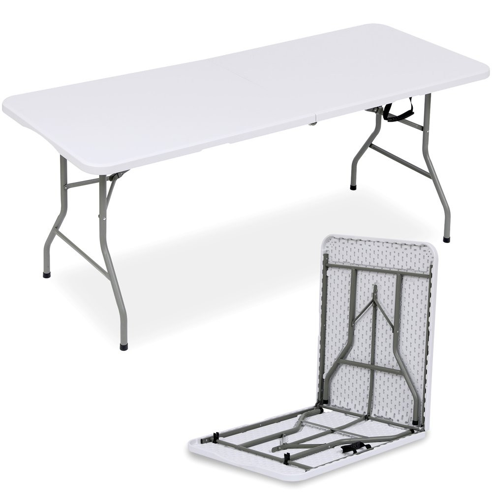 6 FOOT FOLDING TABLE Plastic Indoor/Outdoor White