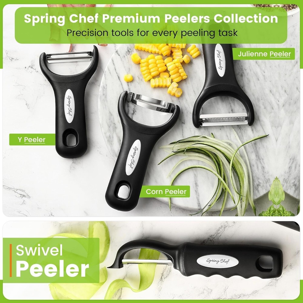 Premium Swivel Vegetable Peeler, Soft Grip Handle and Ultra Sharp Stainless Stee