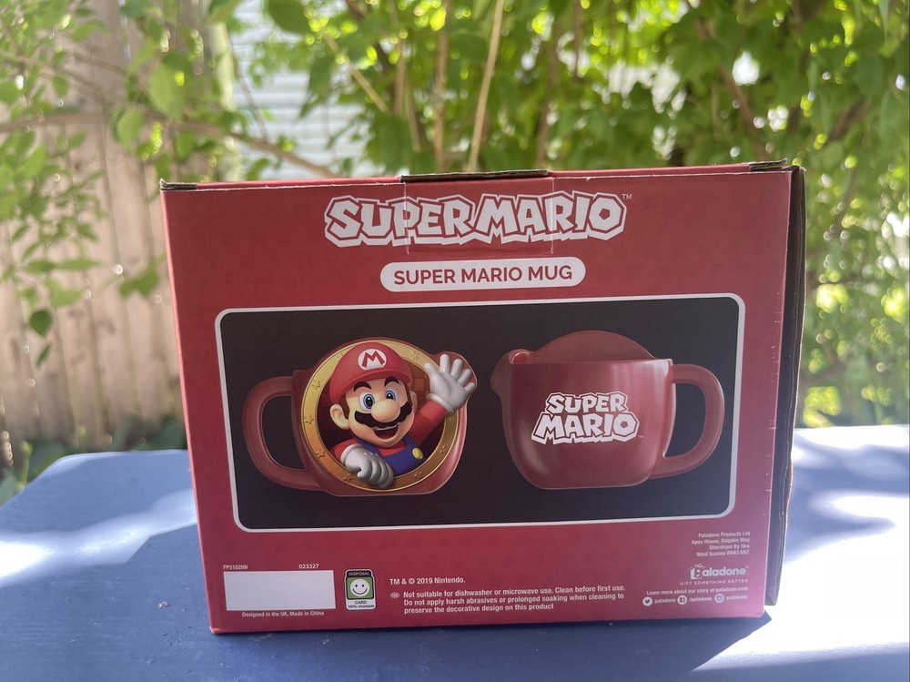 Super Mario Collectible Red Ceramic Mug