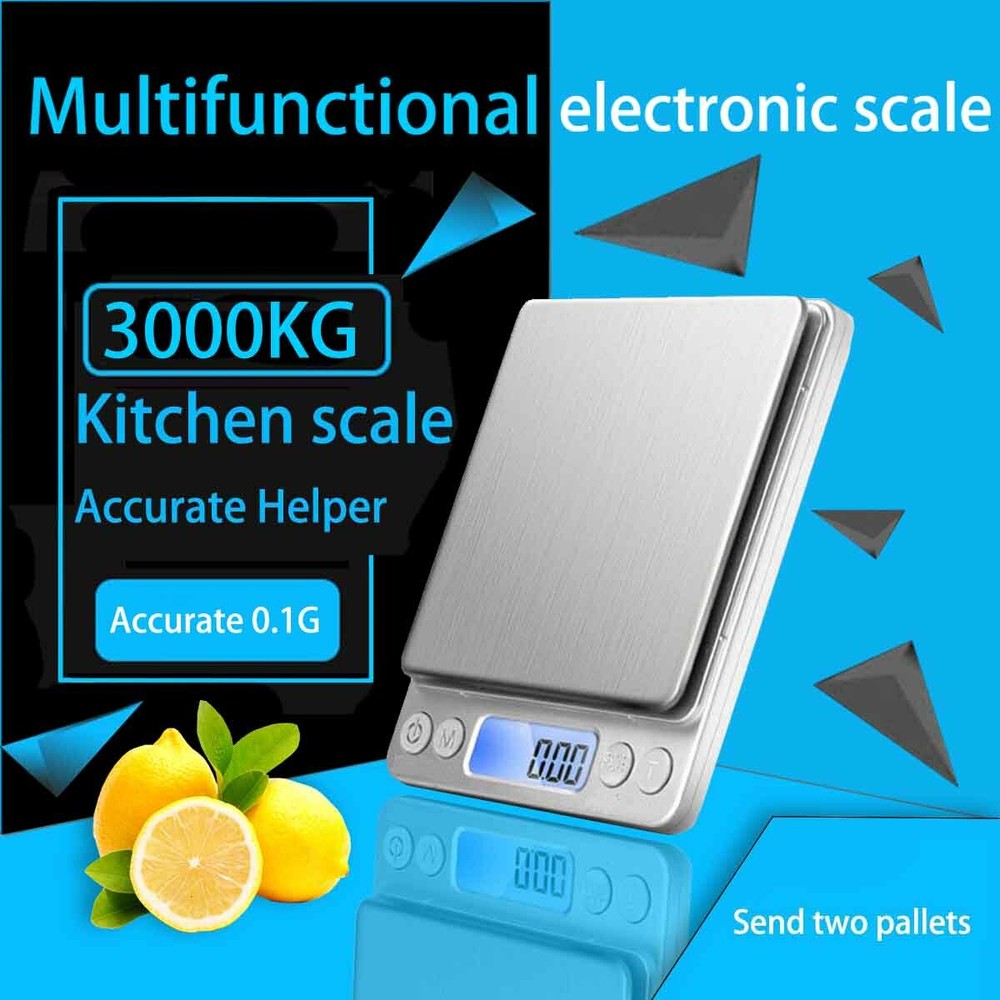 Digital Kitchen Scale 2000g / 0.1g Mini Pocket Jewelry Scale