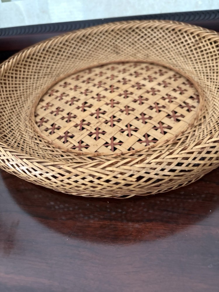 Rattan Basket 11.5”x12”