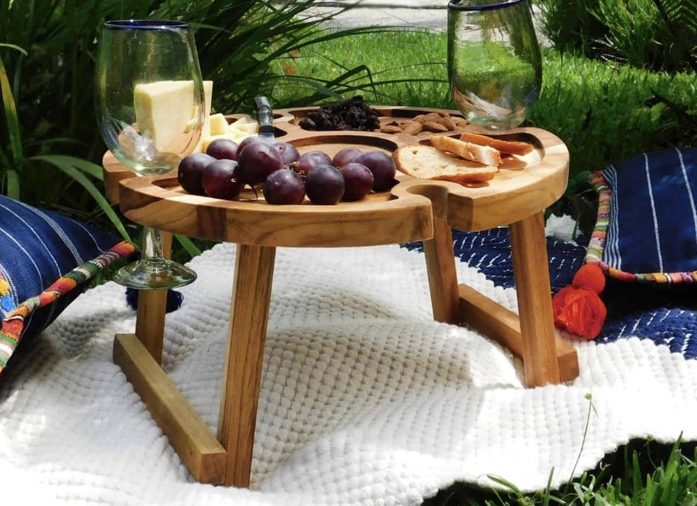 Wine Charcuterie Picnic Table
