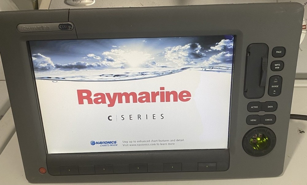 Raymarine C120W E62113 12" MFD FishFinder Radar GPS Chartplotter Display C120